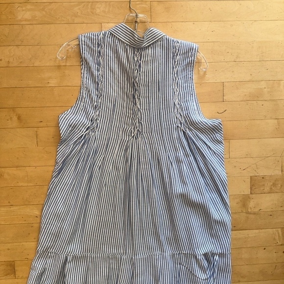 ELAN pinstriped short romper, M. G963 - Picture 4 of 4